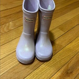 Hunter Kids Glitter Rain Boots - Pink